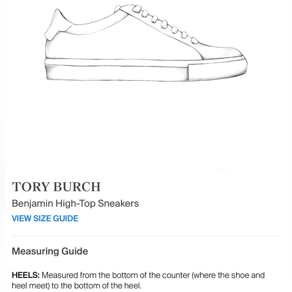 COPY - Tory Burch Benjamin High-Top Sneakers 👟 - Picture 7 of 16